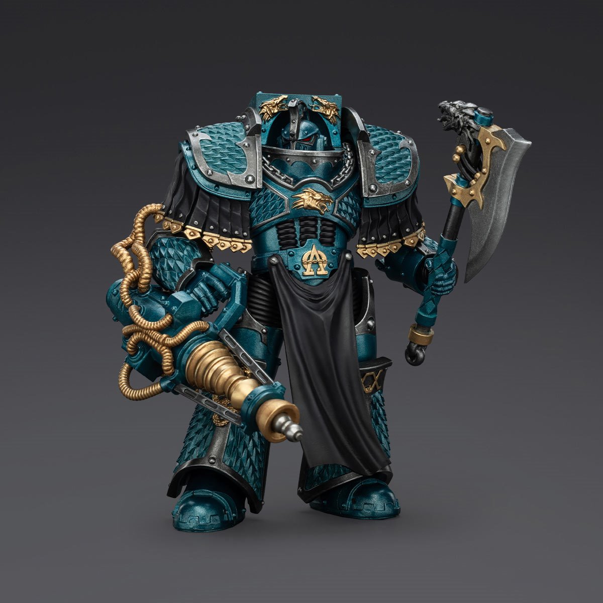 Joy Toy Warhammer The Horus Heresy Alpha Legion Lernaean Terminator with Conversion Beam Cannon 1:18 Scale Action Figure