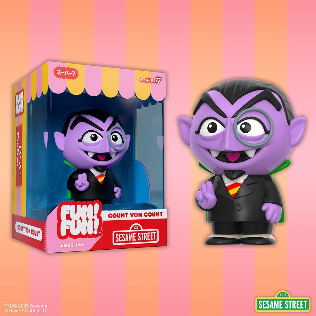 Sesame Street Count Von Count FUN! FUN! Vinyl Figure