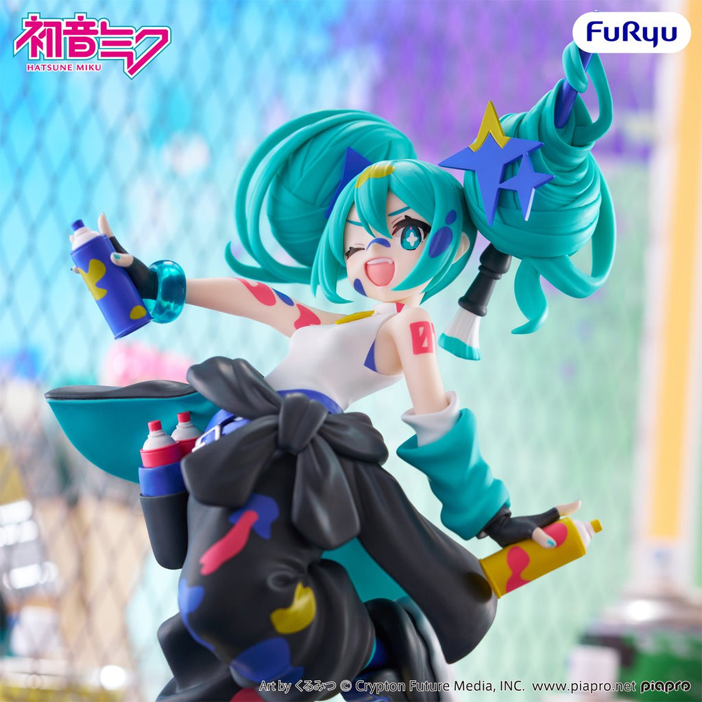 Vocaloid Hatsune Miku Paint Girl Another Color Muchute Statue