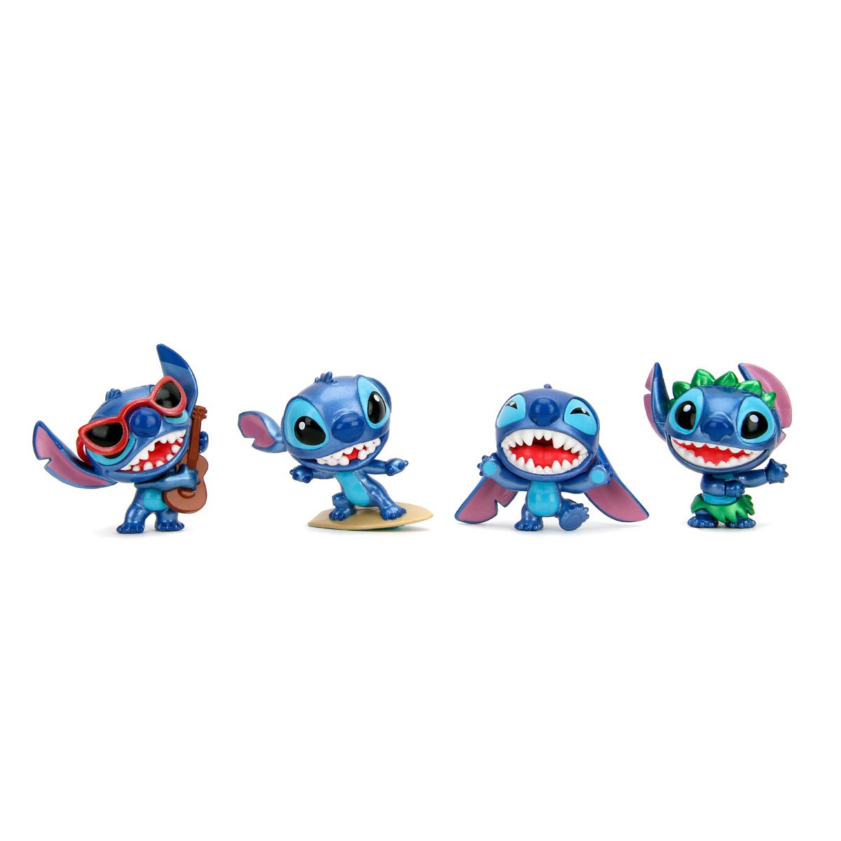 Lilo & Stitch Stitch Metalfigs 2 1/2-Inch Die-Cast Metal Mini-Figure 4-Pack