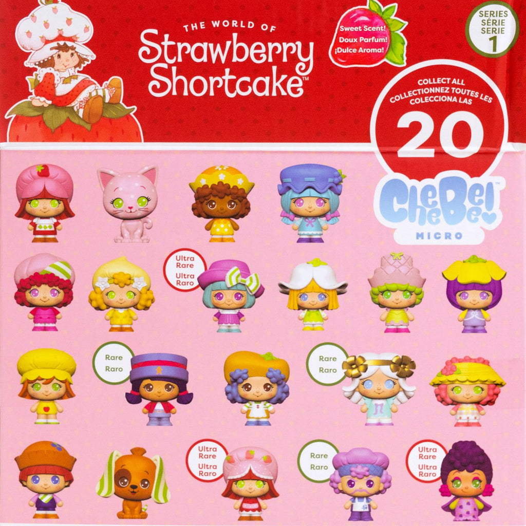 Strawberry Shortcake 1 1/2-Inch Cheebee Mini-Figures Display Case of 12