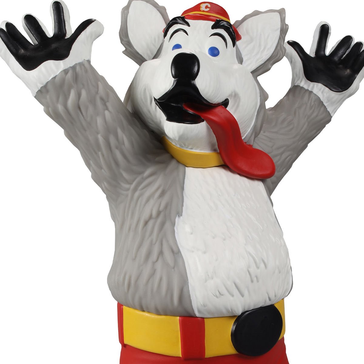 NHL Calgary Flames Harvey the Hound Mascot Posed Figure