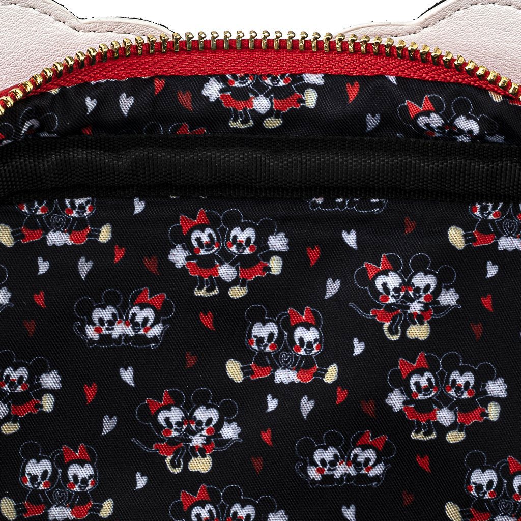 Mickey Mouse Heart Hands Crossbody Purse