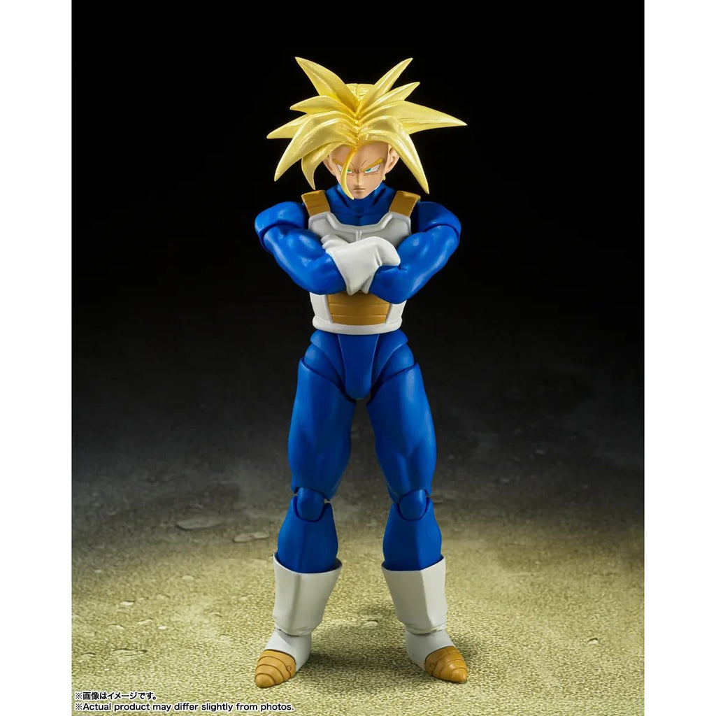 Dragon Ball Z Super Saiyan Trunks Infinite Latent Super Power S.H.Figuarts Action Figure - Reissue