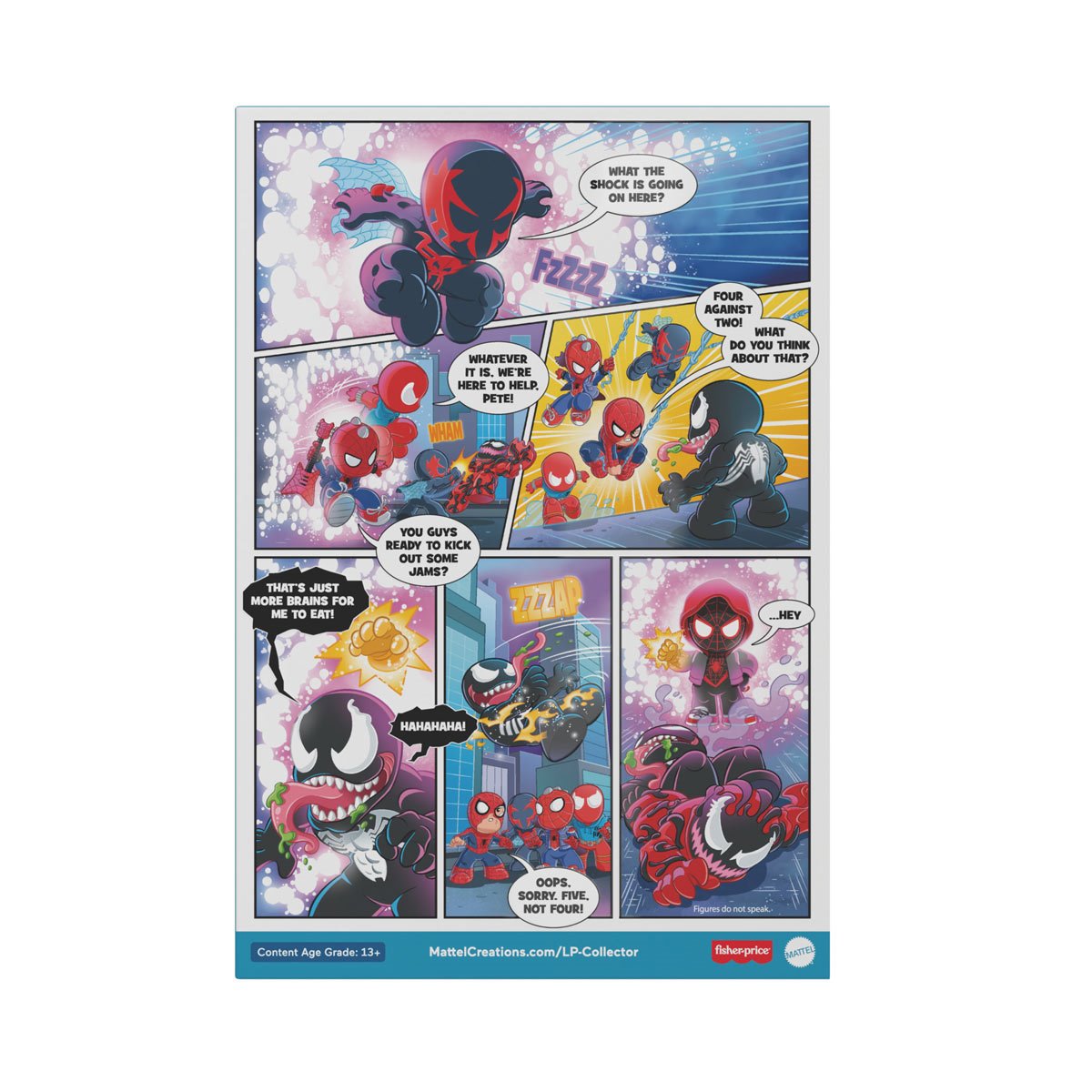 Marvel Spider-Man: Issue 2 Little People Collector Figure Set
