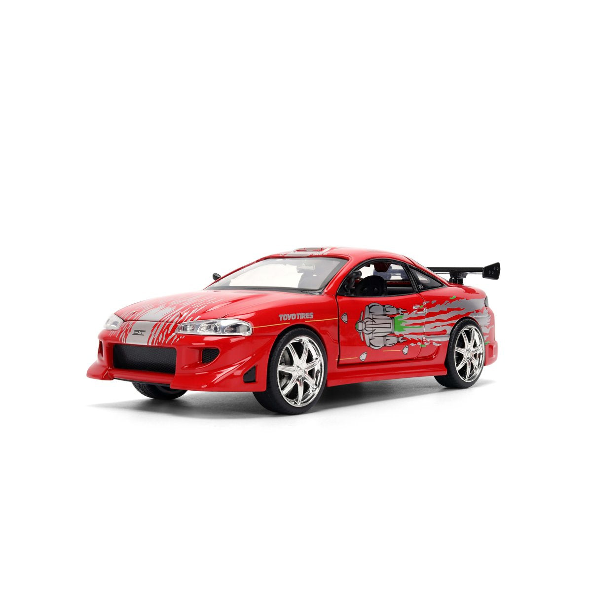 Fast and the Furious Brian's Mitsubishi Eclipse Toyo Tires 1:24 Scale Die-Cast Metal Vehicle
