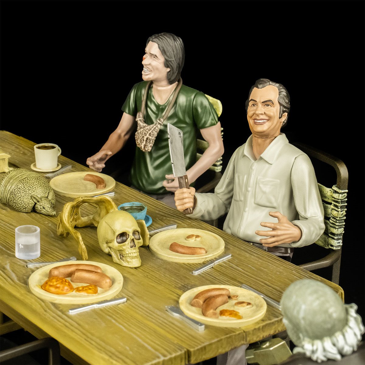 The Texas Chainsaw Massacre 5-Inch Action Figure and Dinner Scene Playset