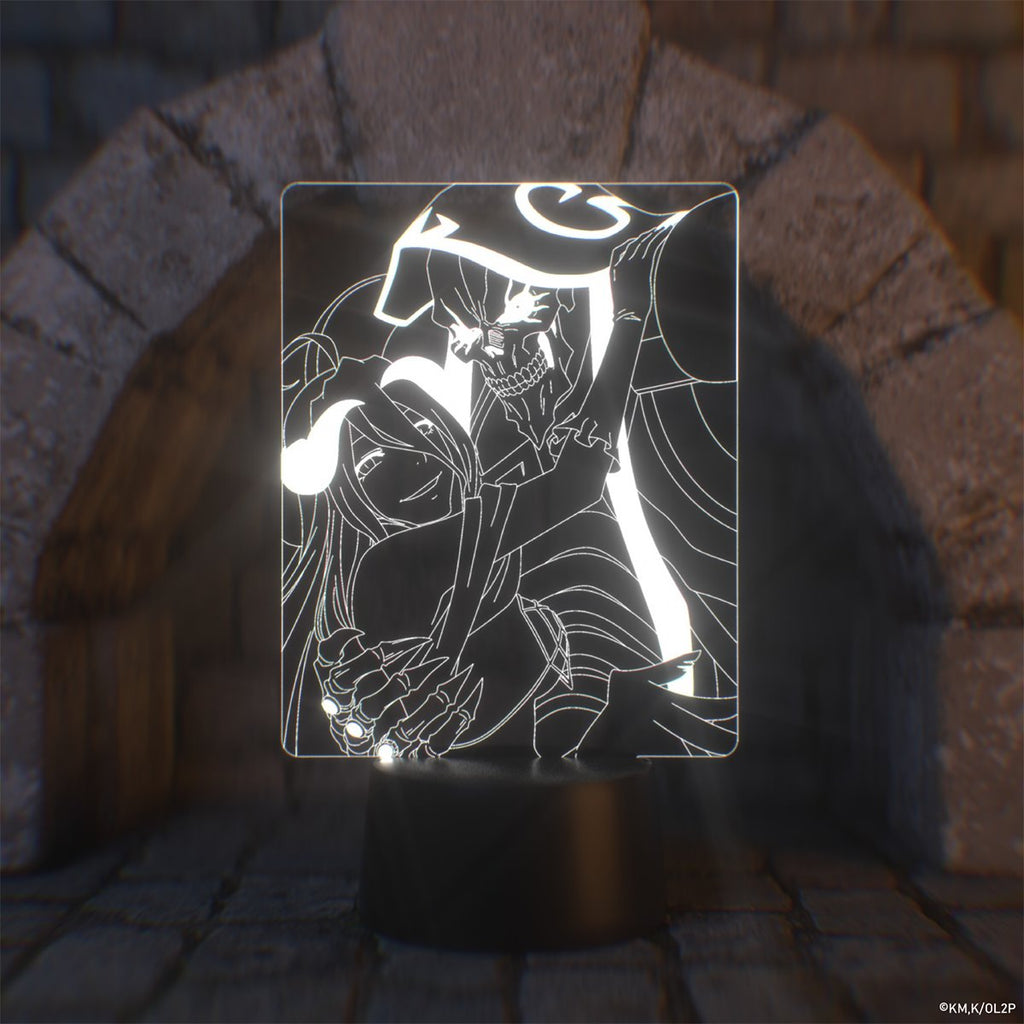 Overlord Ains Ooal Gown and Albedo Otaku Lamp