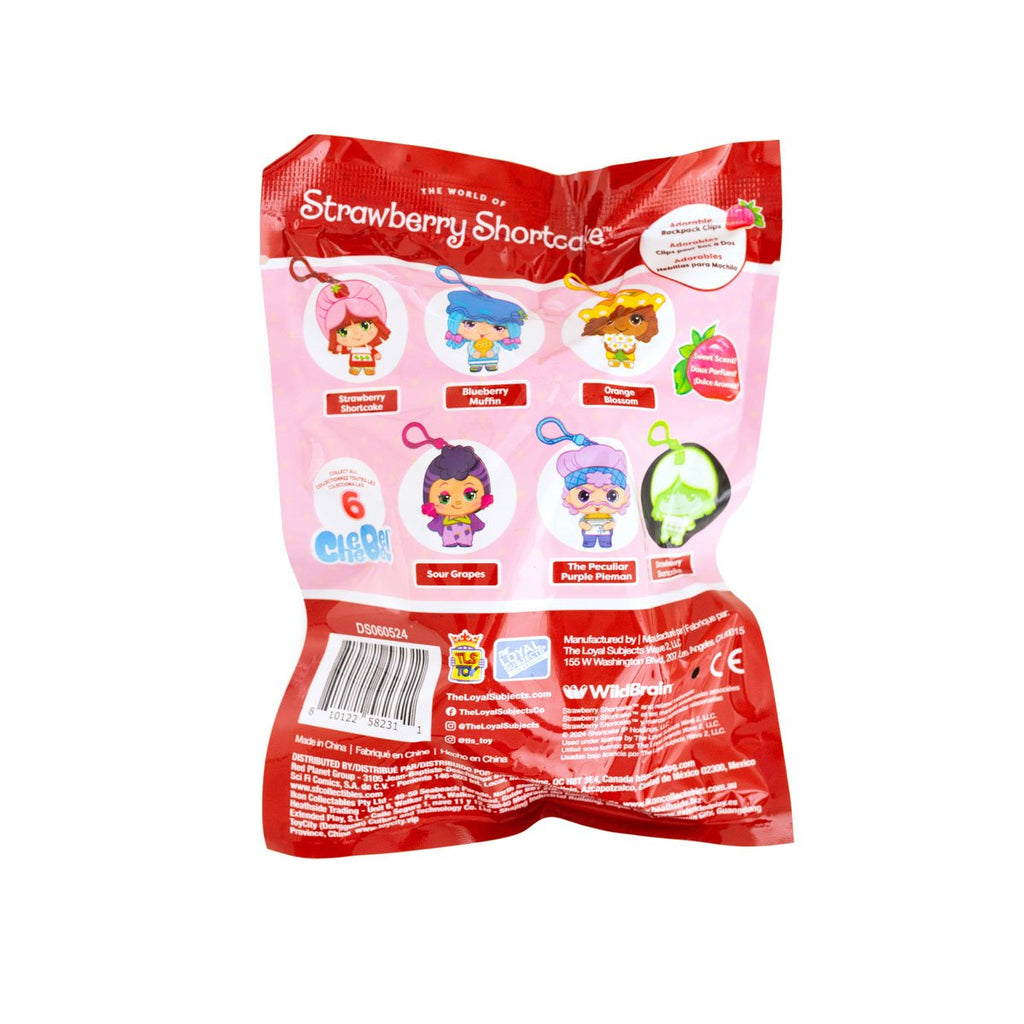 Strawberry Shortcake 2 1/2-Inch CheeBee Key Chain Random 6-Pack