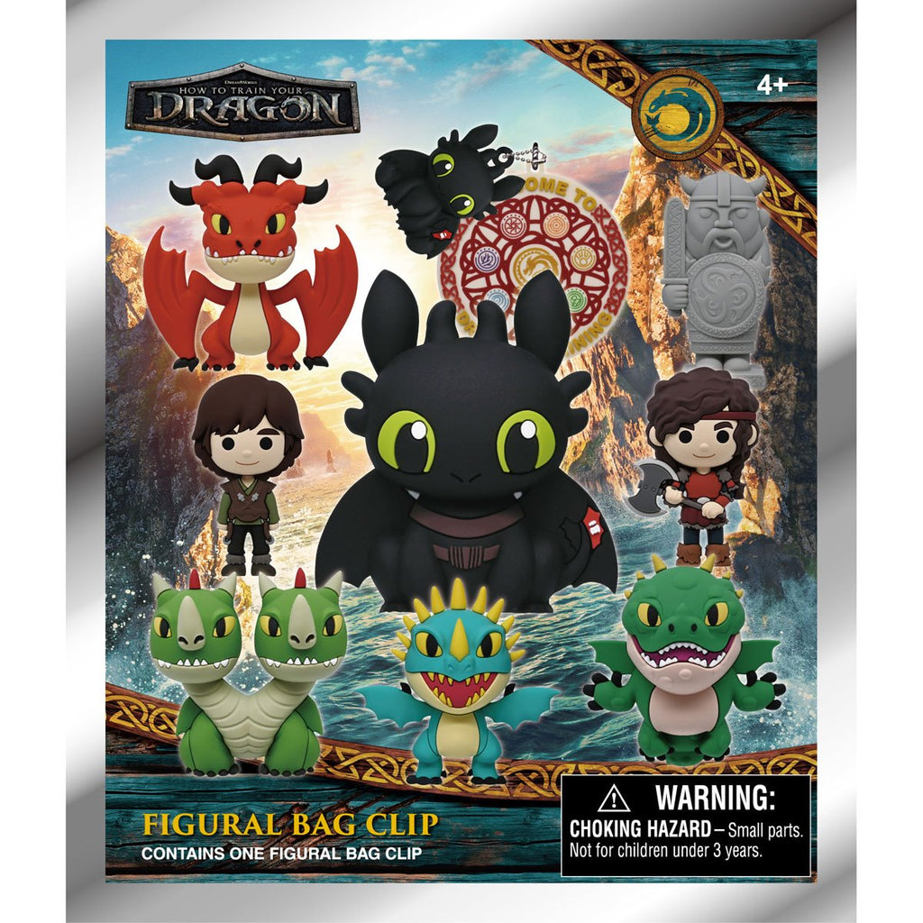 How to Train Your Dragon Series 2 3D Foam Bag Clip Display Case of 24