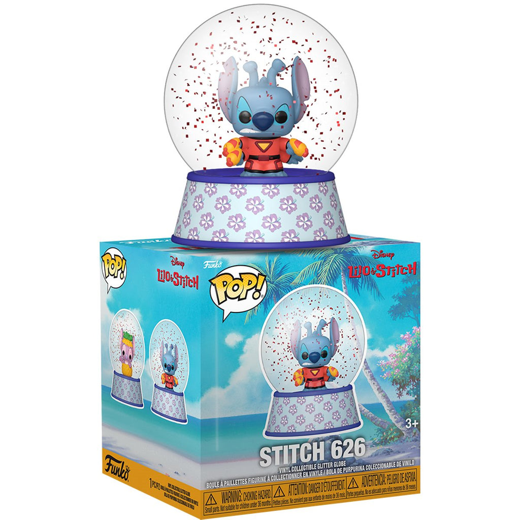 Lilo & Stitch Mini Glitter Globe Display Case of 12