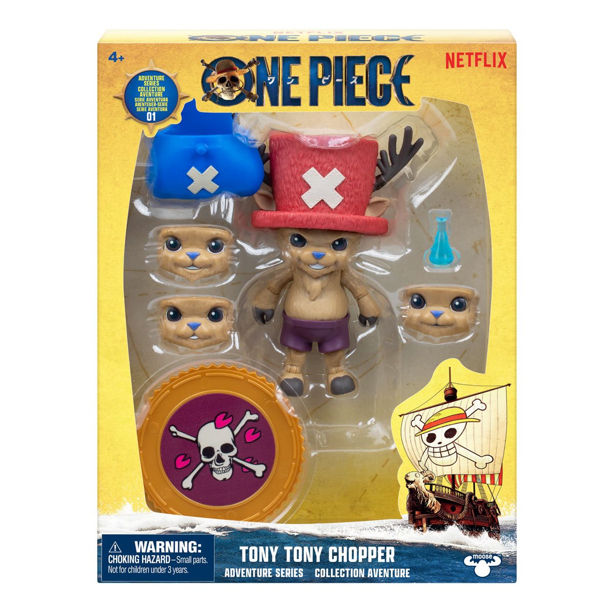One Piece Live Action Adventure Series Action Figure Case of 4