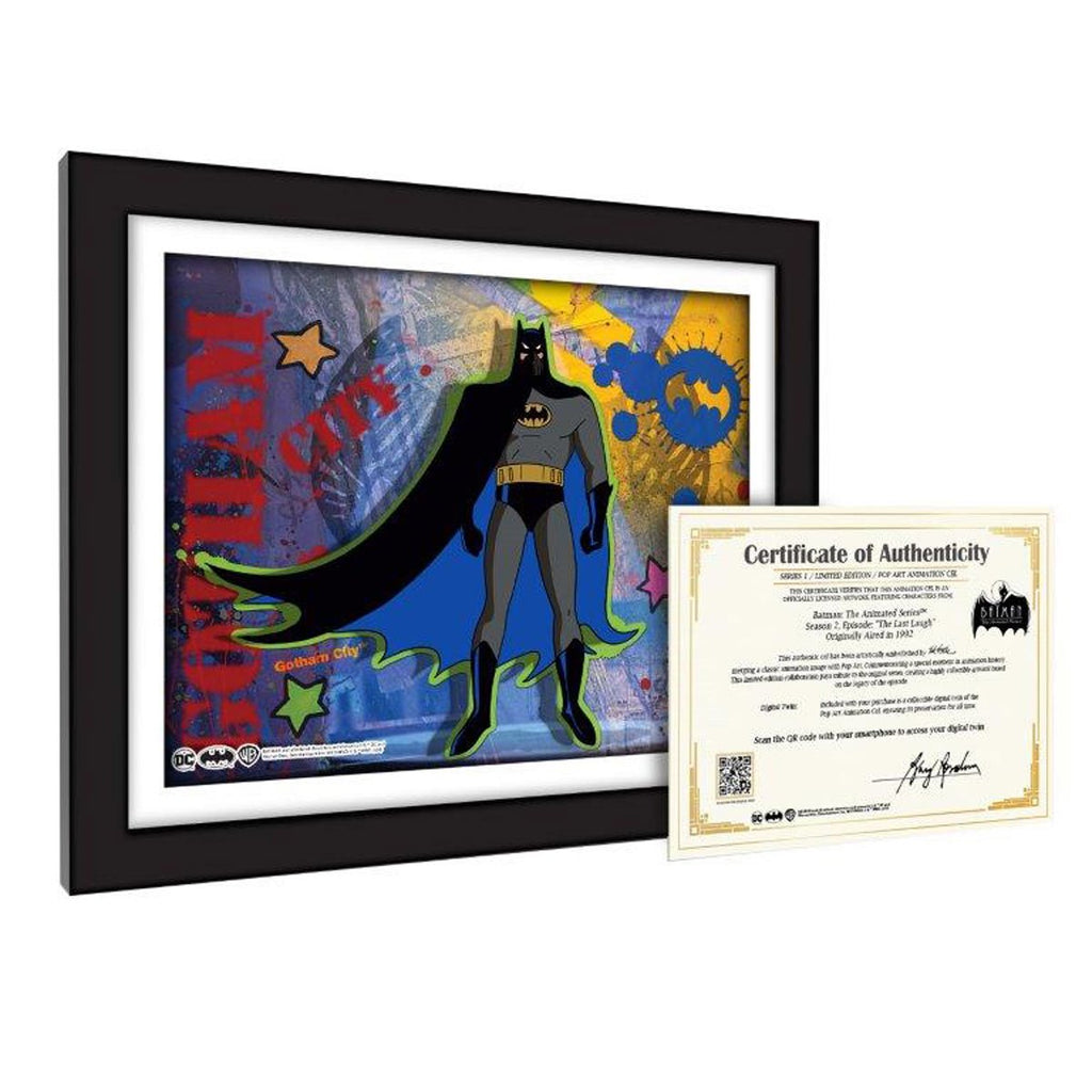 Batman: The Animated Series The Last Laugh #1107 Animation Cel Artist Edition Framed Art Print