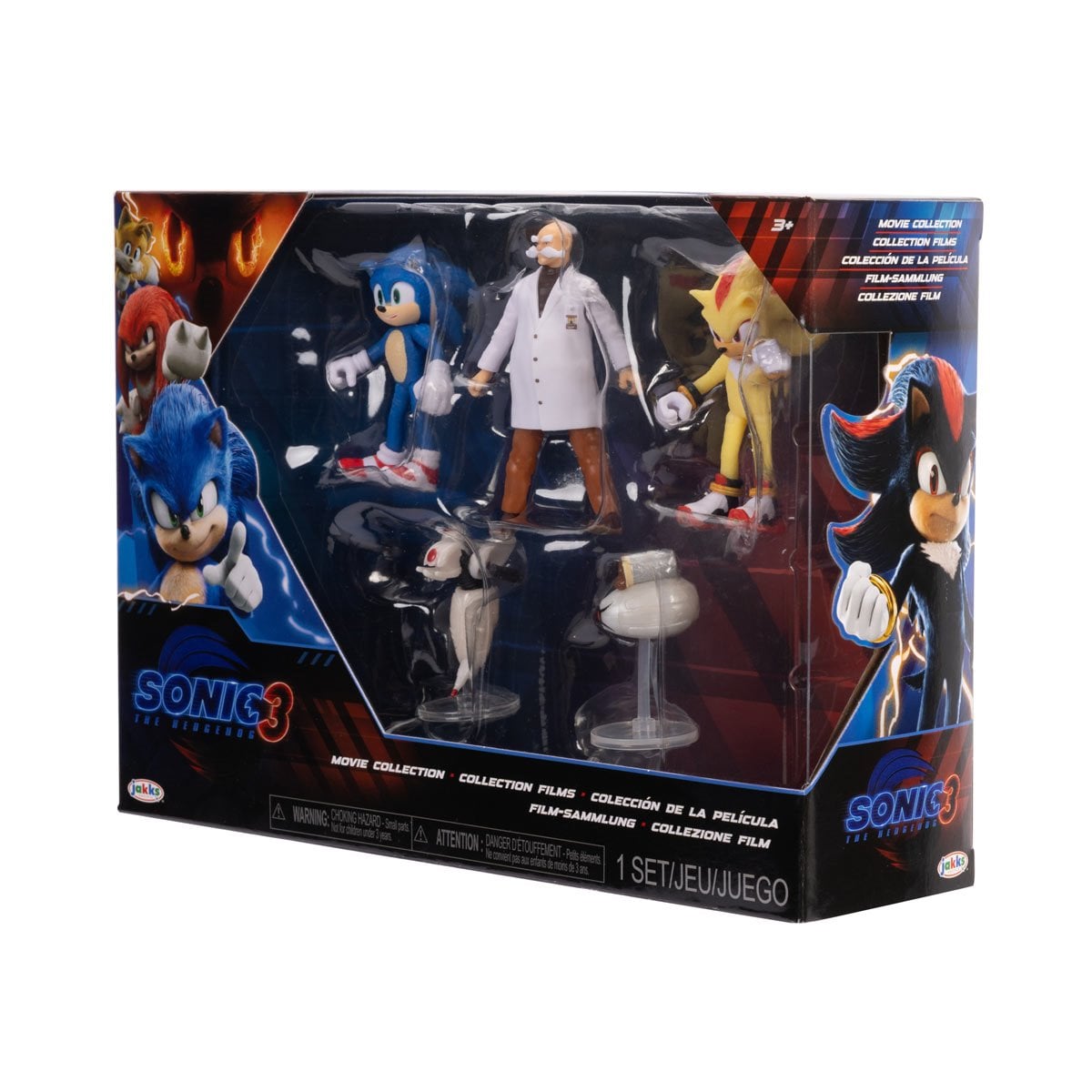 Sonic 3 Movie 2 1/2-Inch Wave 3 Mini-Figure Multi-Pack