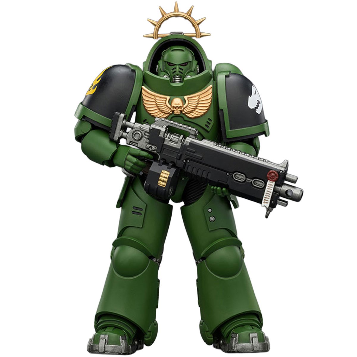 Joy Toy Warhammer 40,000 Space Marines Game Edition Salamanders Intercessor Bolt Rifle & Pistol 1:18 Scale Action Figure