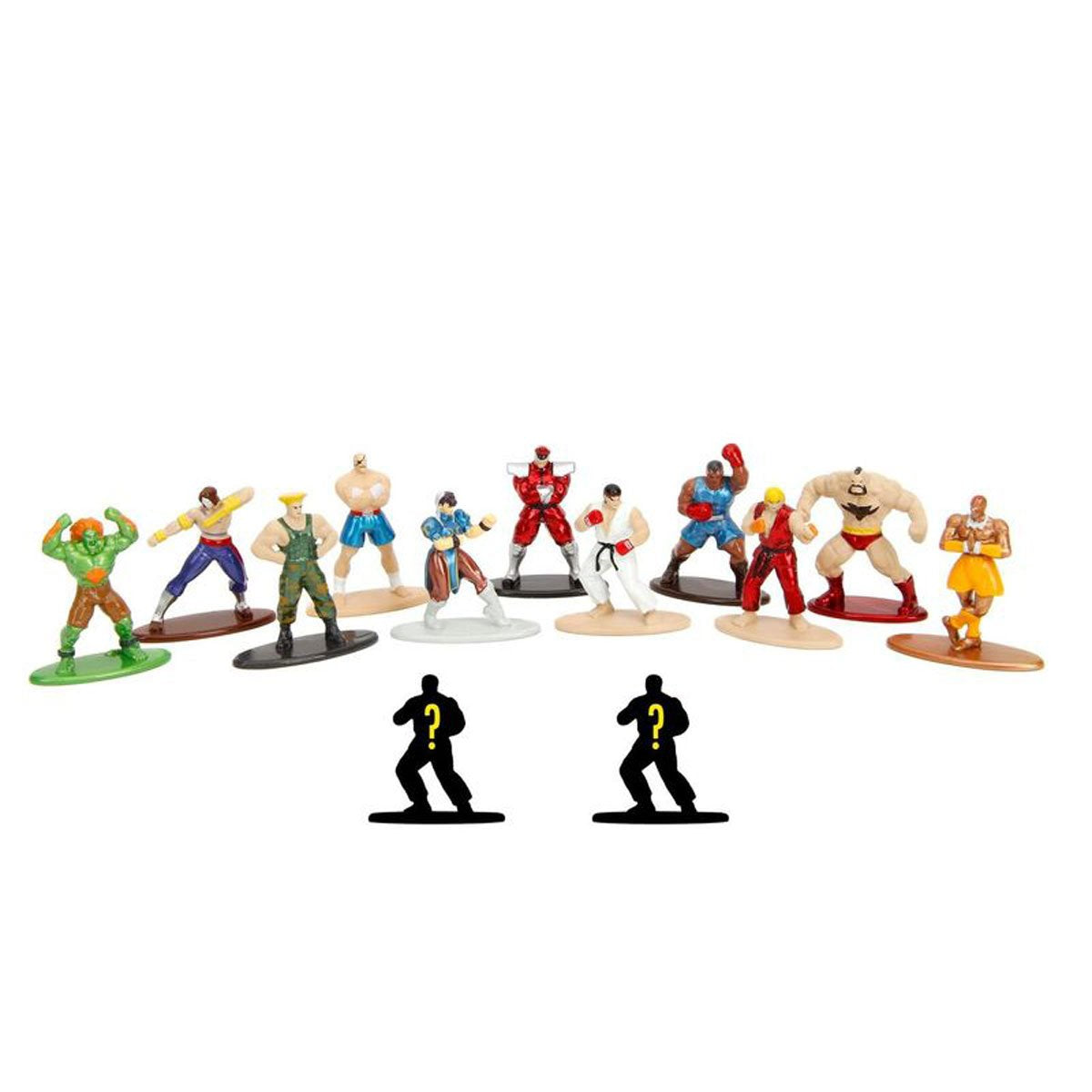 Street Fighter II Nano MetalFigs Die-Cast Metal Blind Box Mini-Figure Case of 24
