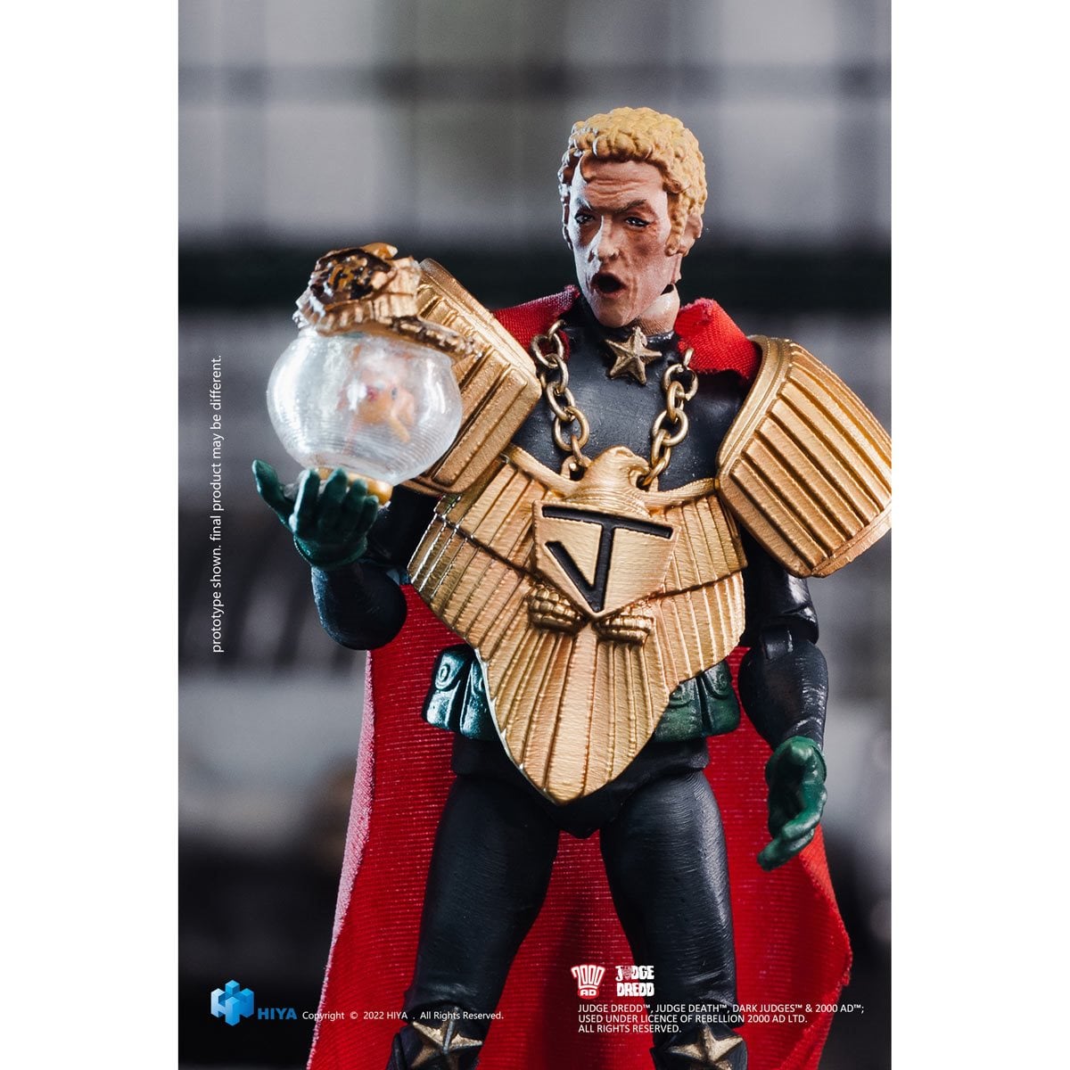 Judge Dredd Chief Judge Caligula Exquisite Mini Series 1:18 Scale Action Figure
