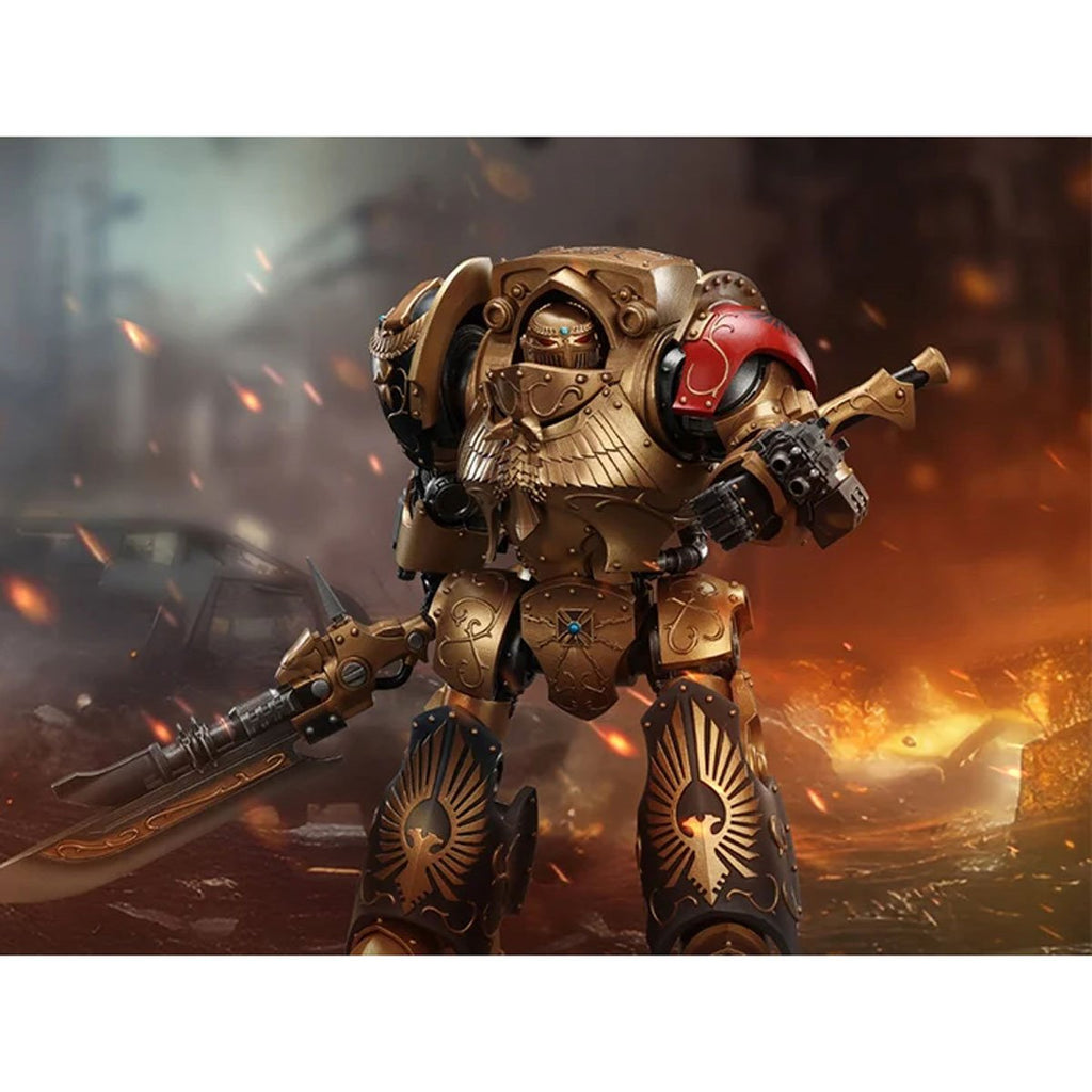 Joy Toy Warhammer The Horus Heresy Custodes Achillus Dreadnought 1:18 Scale Action Figure