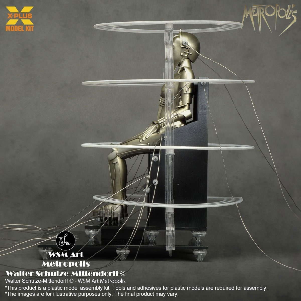 Metropolis Maschinenmensch Seated Version 1:8 Scale Model Kit