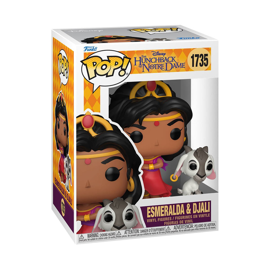 The Hunchback of Notre Dame Esmeralda and Djali Funko Pop! Vinyl Figure and Buddy #1735