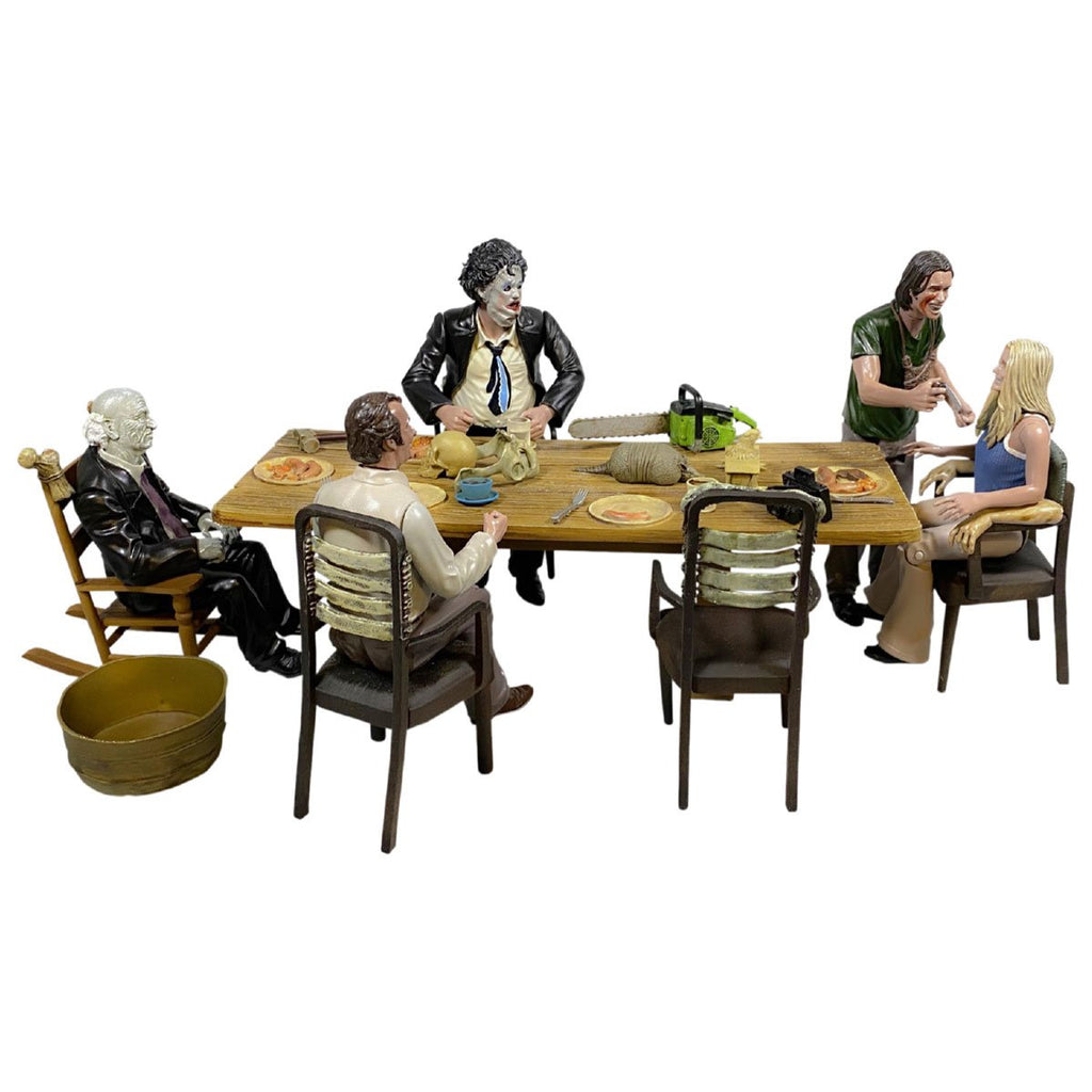 The Texas Chainsaw Massacre 5-Inch Action Figure and Dinner Scene Playset