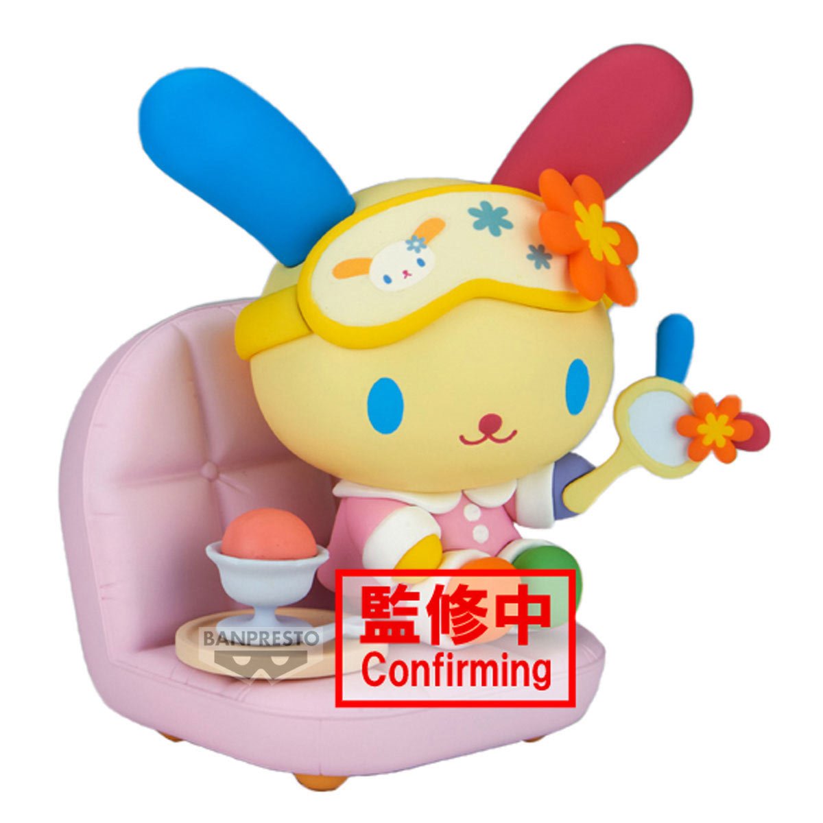 Sanrio Usahana Nakayoshi Memories Relaxing Time at Home Statue