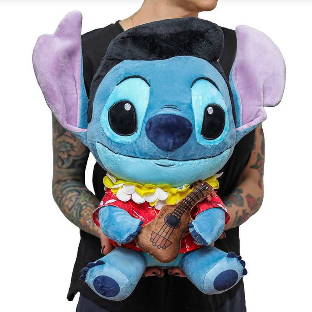 Lilo & Stitch Elvis Blue Hawaiian Stitch HugMe Plush with Shake Action