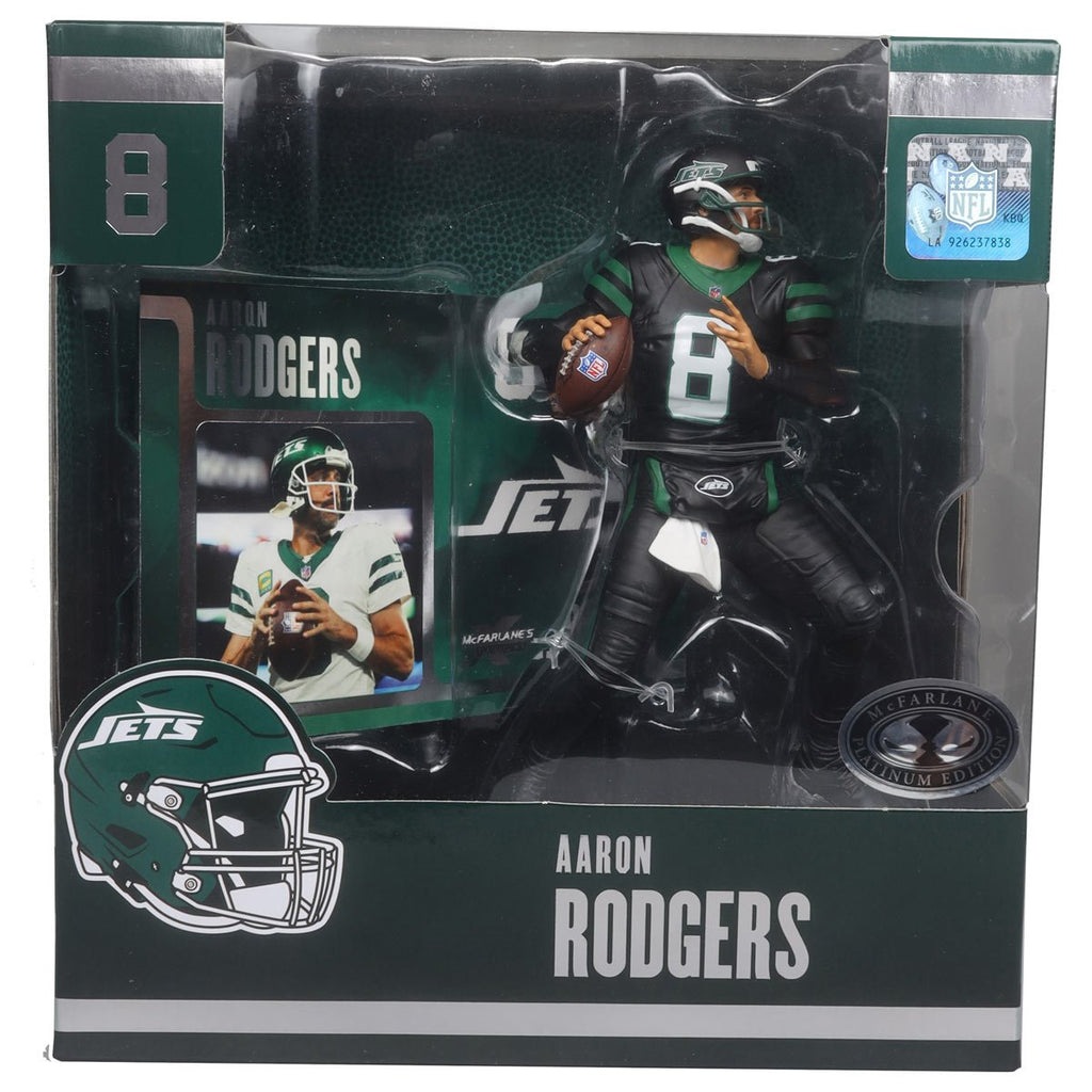 NFL SportsPicks 2024 Wave 2 New York Jets Aaron Rodgers 7-Inch Scale Posed Figure
