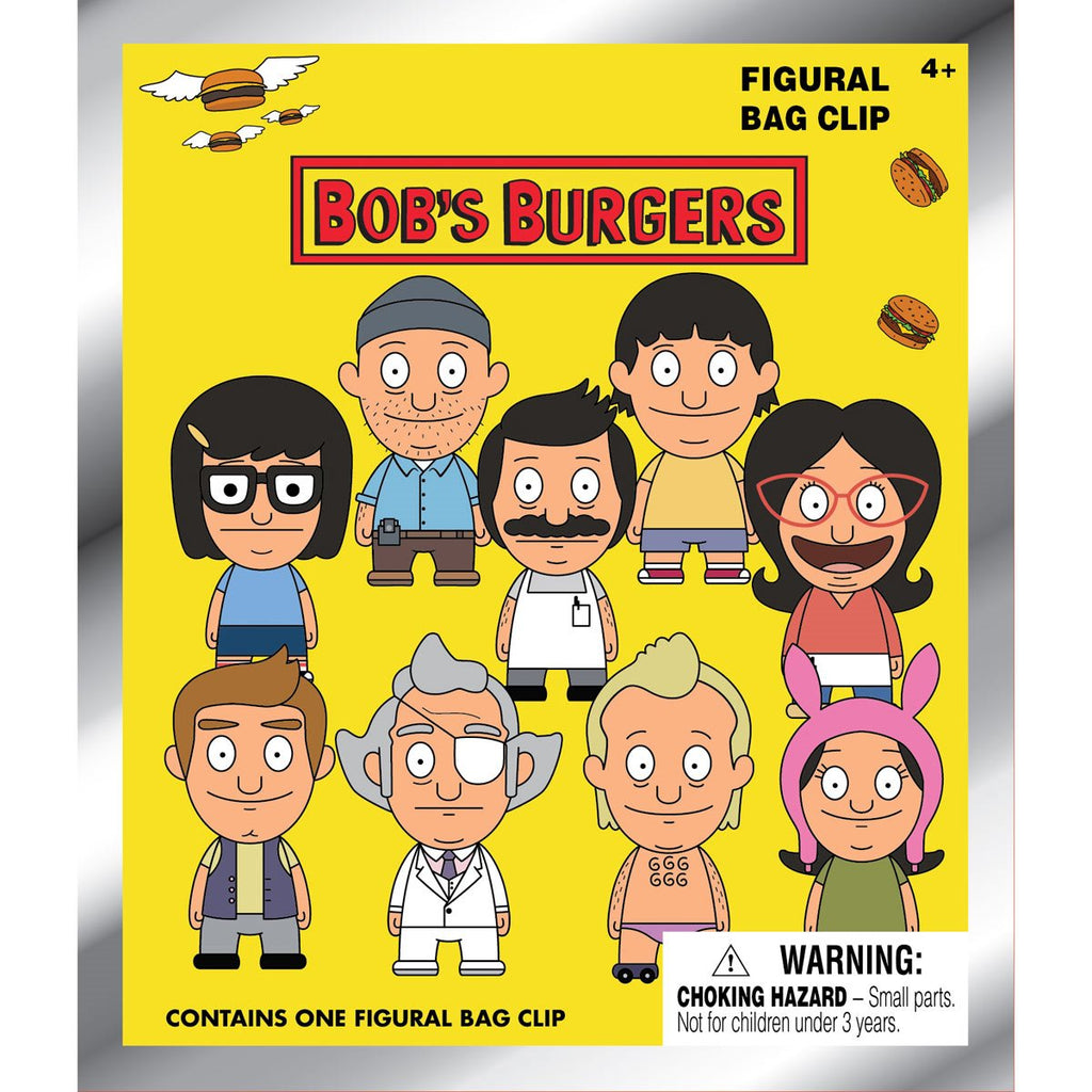 Bobs Burgers Series 1 3D Foam Bag Clip Random 6-Pack