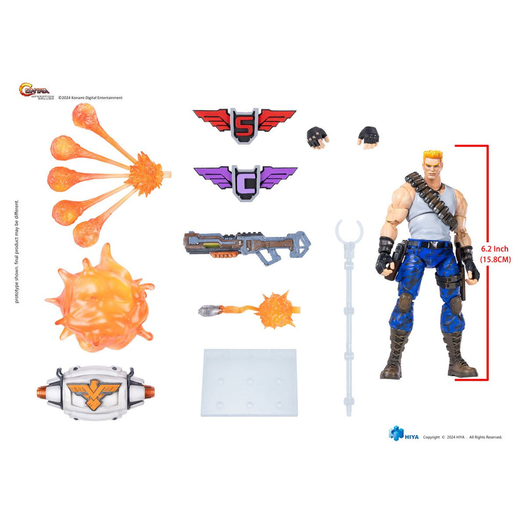 Contra: Operation Galuga Bill Rizer Exquisite Basic 1:12 Action Figure - Previews Exclusive