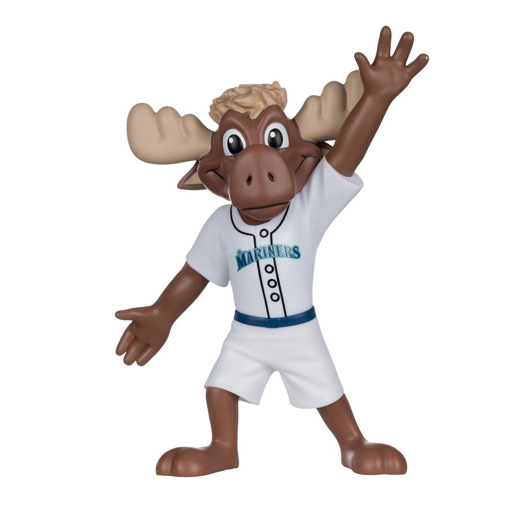 MLB SportsPicks Seattle Mariners Mariner Moose Mascot 7-Inch Posed Figure