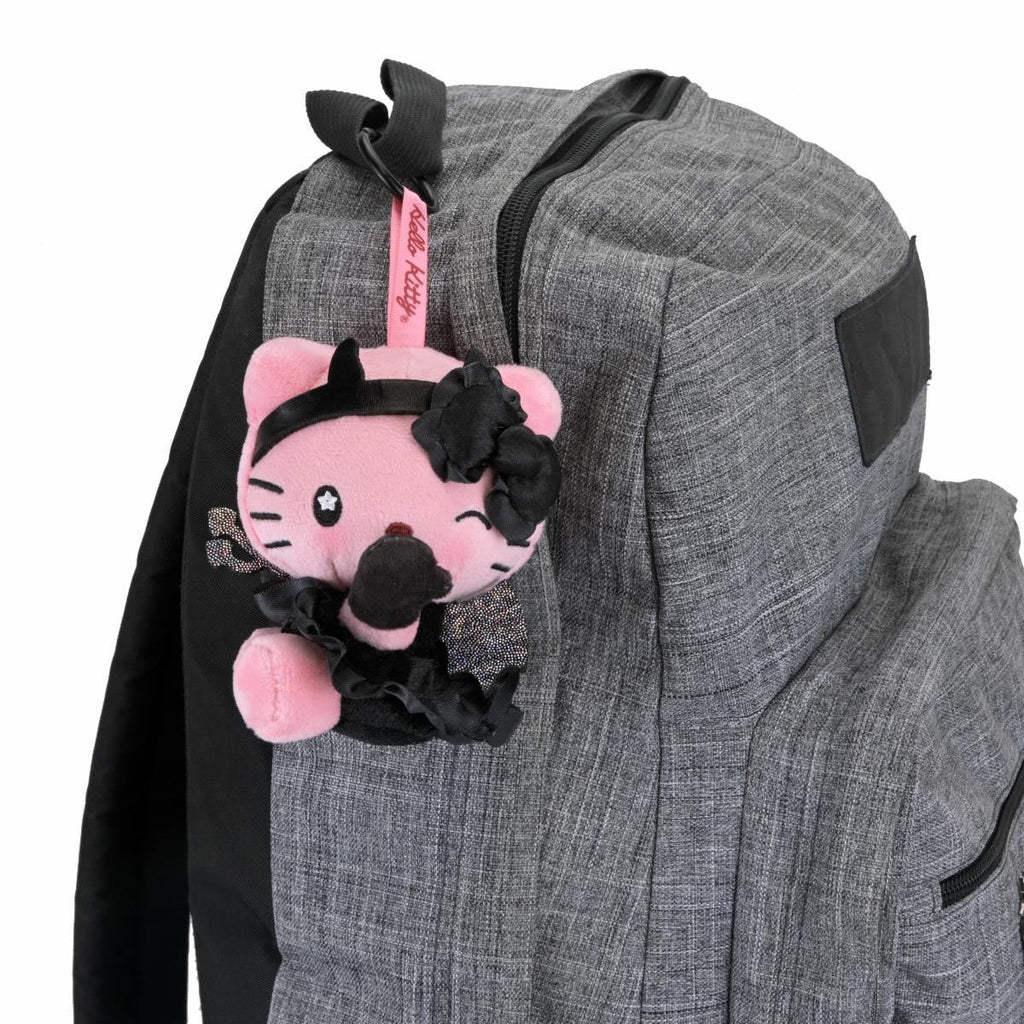 Hello Kitty Devilishly Cute Pink & Black Plush Charm