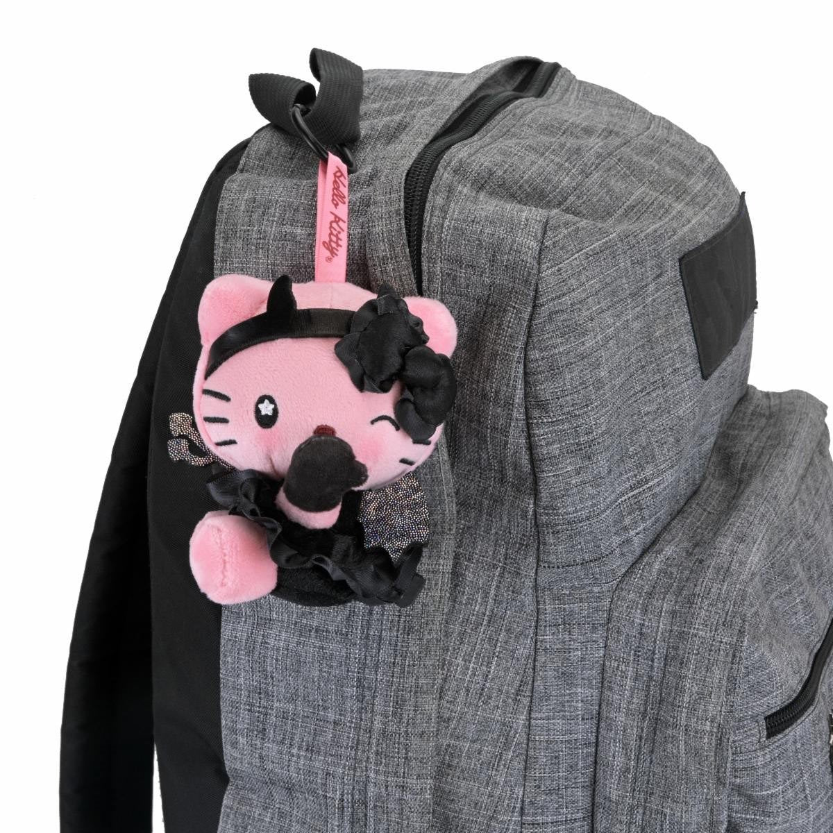 Hello Kitty Devilishly Cute Pink & Black Plush Charm