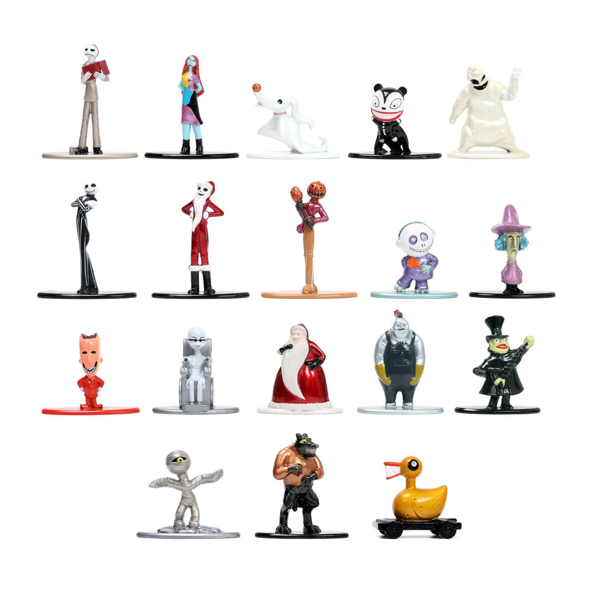 Nightmare Before Christmas Nano MetalFigs Mini-Figure 18-Pack