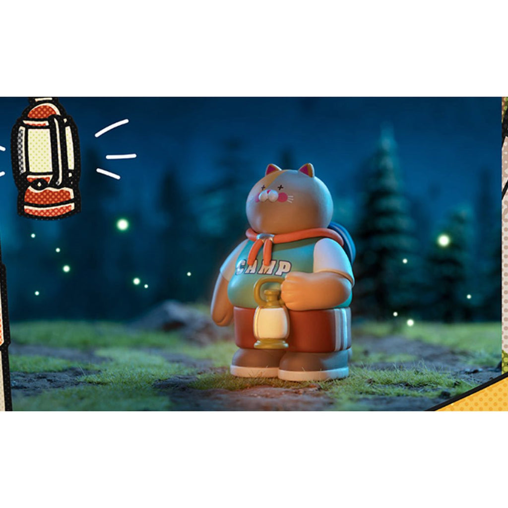 Uncle Cat Go Camping Series 1 Blind Box Vinyl Figure