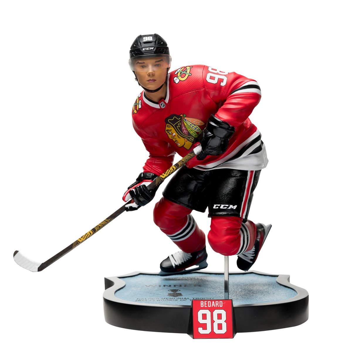 NHL Chicago Blackhawks Connor Bedard 1:6 Scale Resin Statue