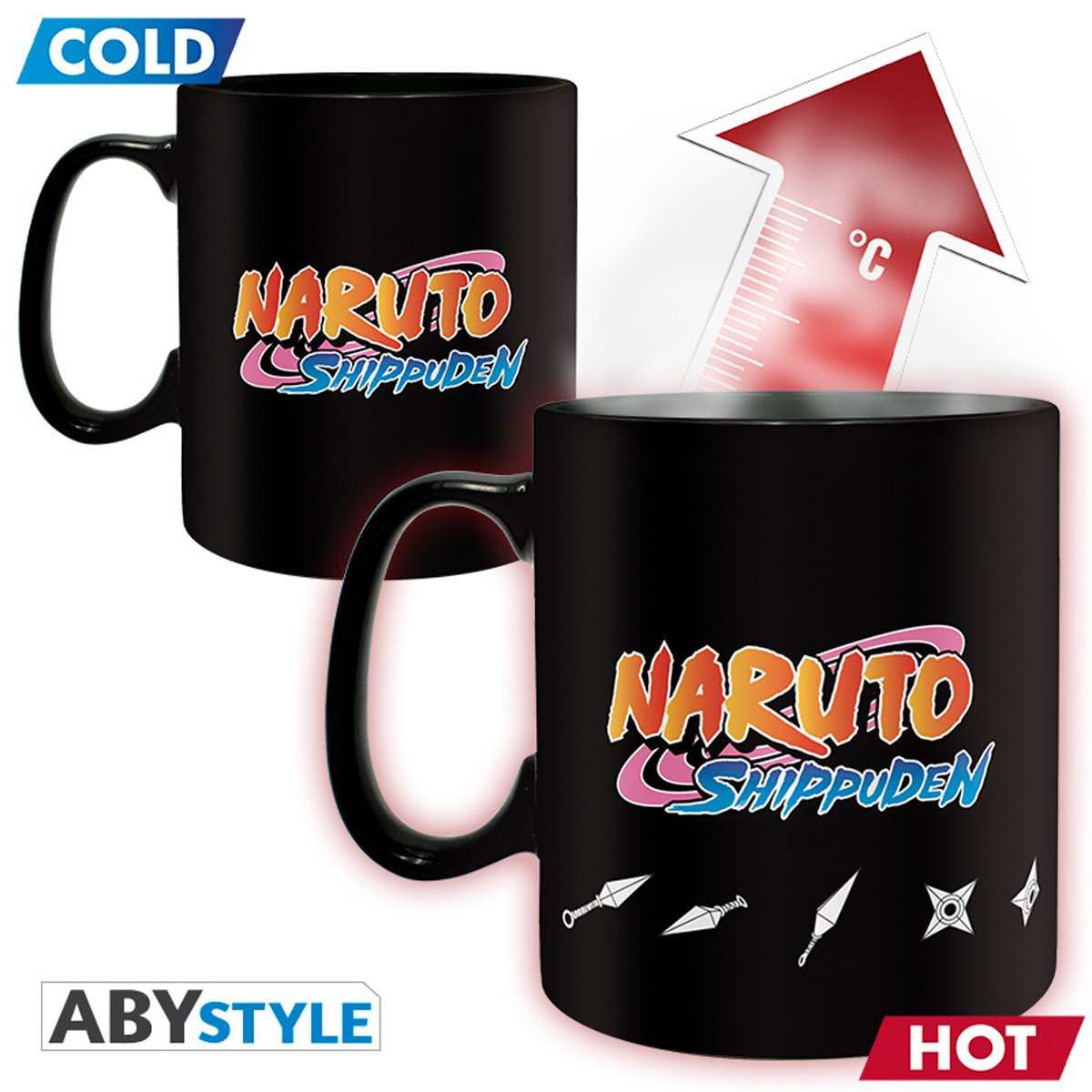 Naruto: Shippuden Multi-cloning Heat Change Mug