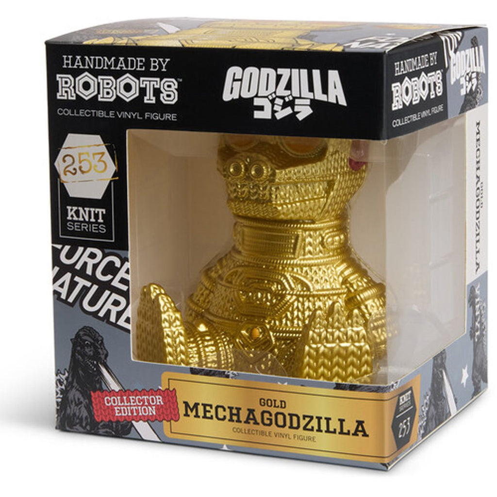 Godzilla Mechagodzilla #253 Gold Handmade By Robots Vinyl Figure