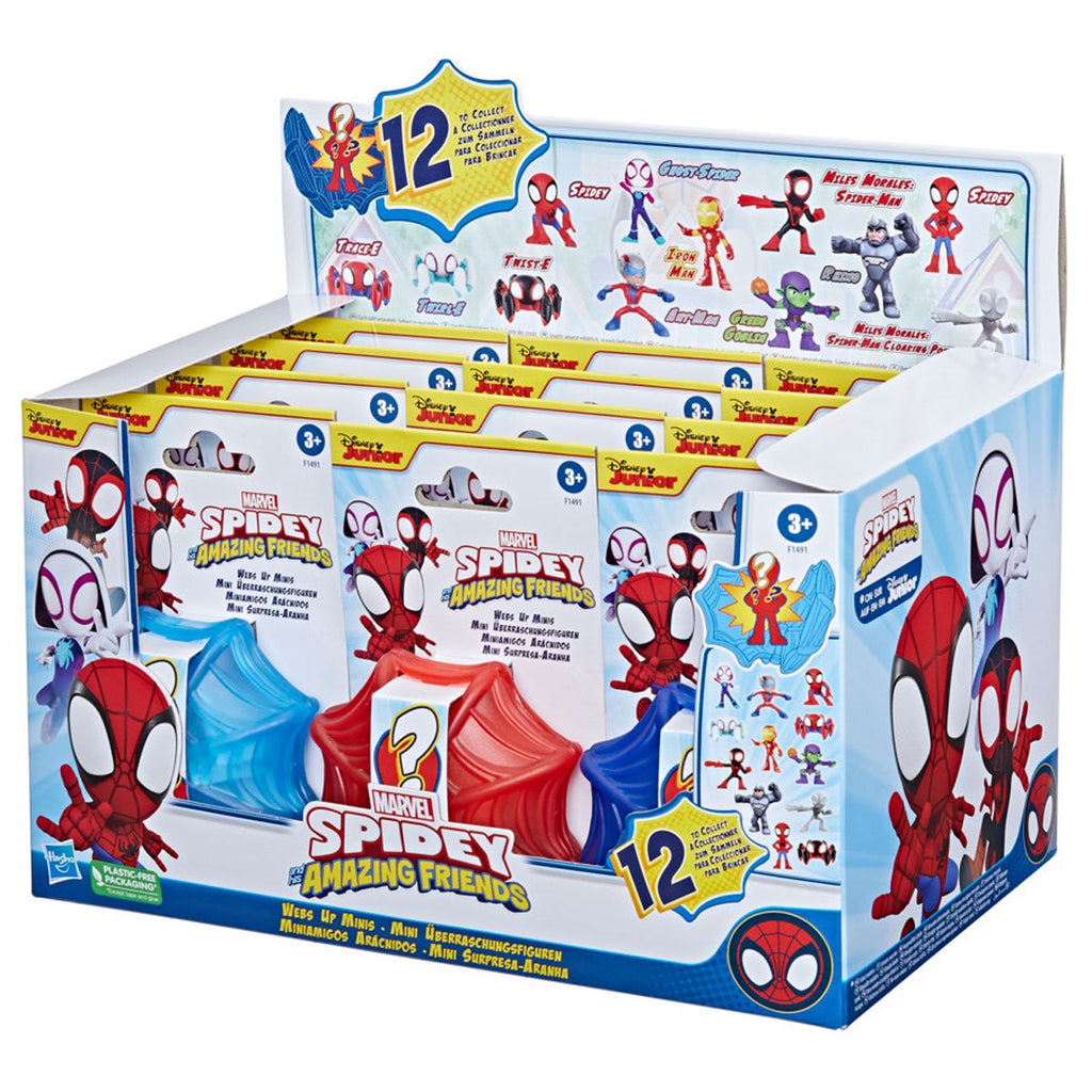 Spidey and His Amazing Friends Webs Up 2 1/2-Inch Mini-Figures Wave 1 Case of 12