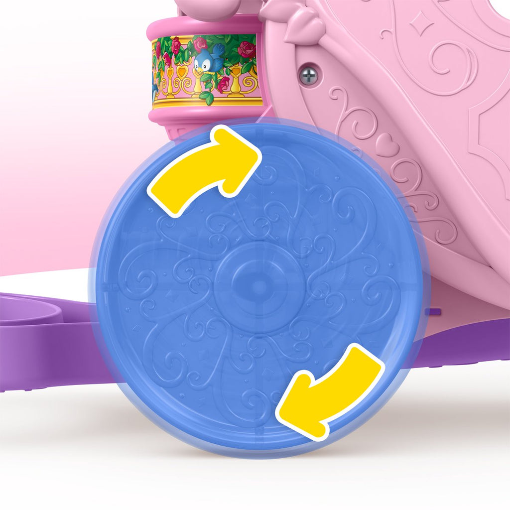 Disney Princess Little People Pull-Along Musical Carriage Playset