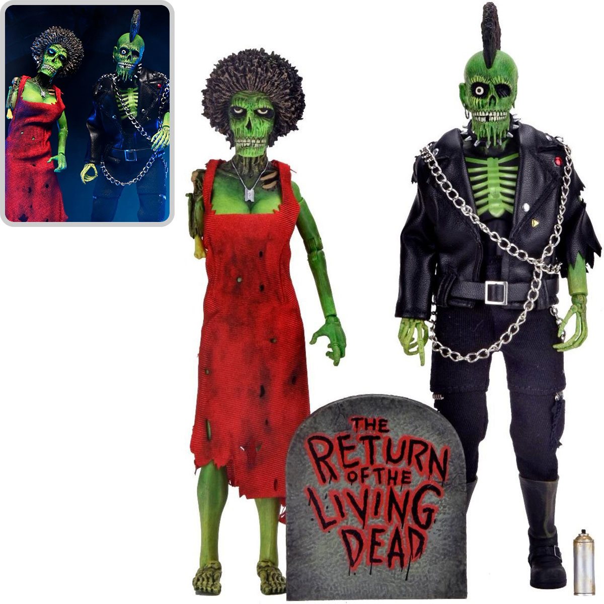 The Return of the Living Dead Trash & Suicide 8-Inch Clothed Figure 2-Pack