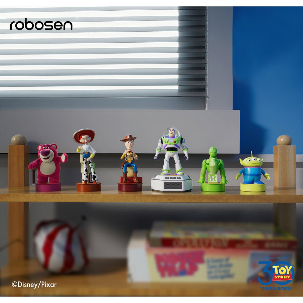 Toy Story Mini Robots Story Pack 6 Toy Story Robots with Base - Buzz Lightyear, Woody, Lotso, Alien, Rex, Jessie