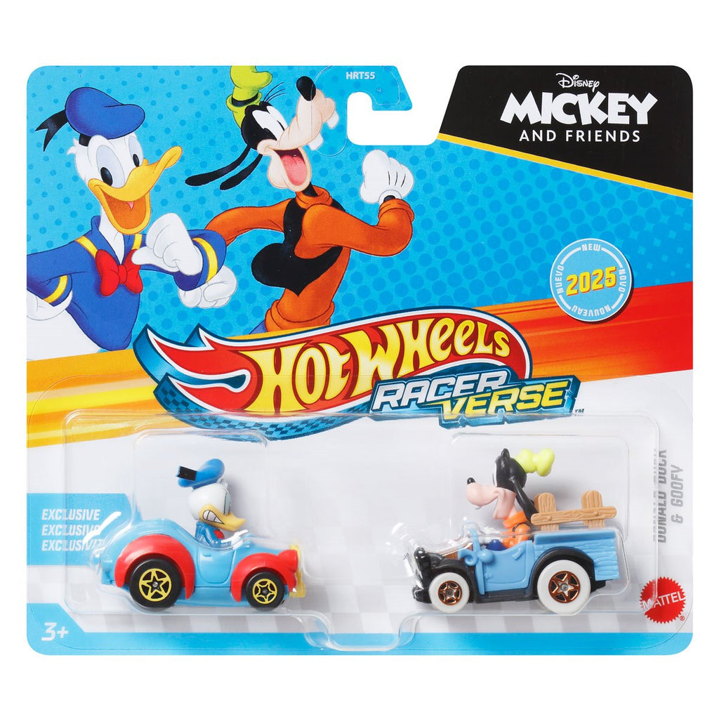 Hot Wheels RacerVerse 2025 Mix 3 Vehicle 2-Pack Case of 4