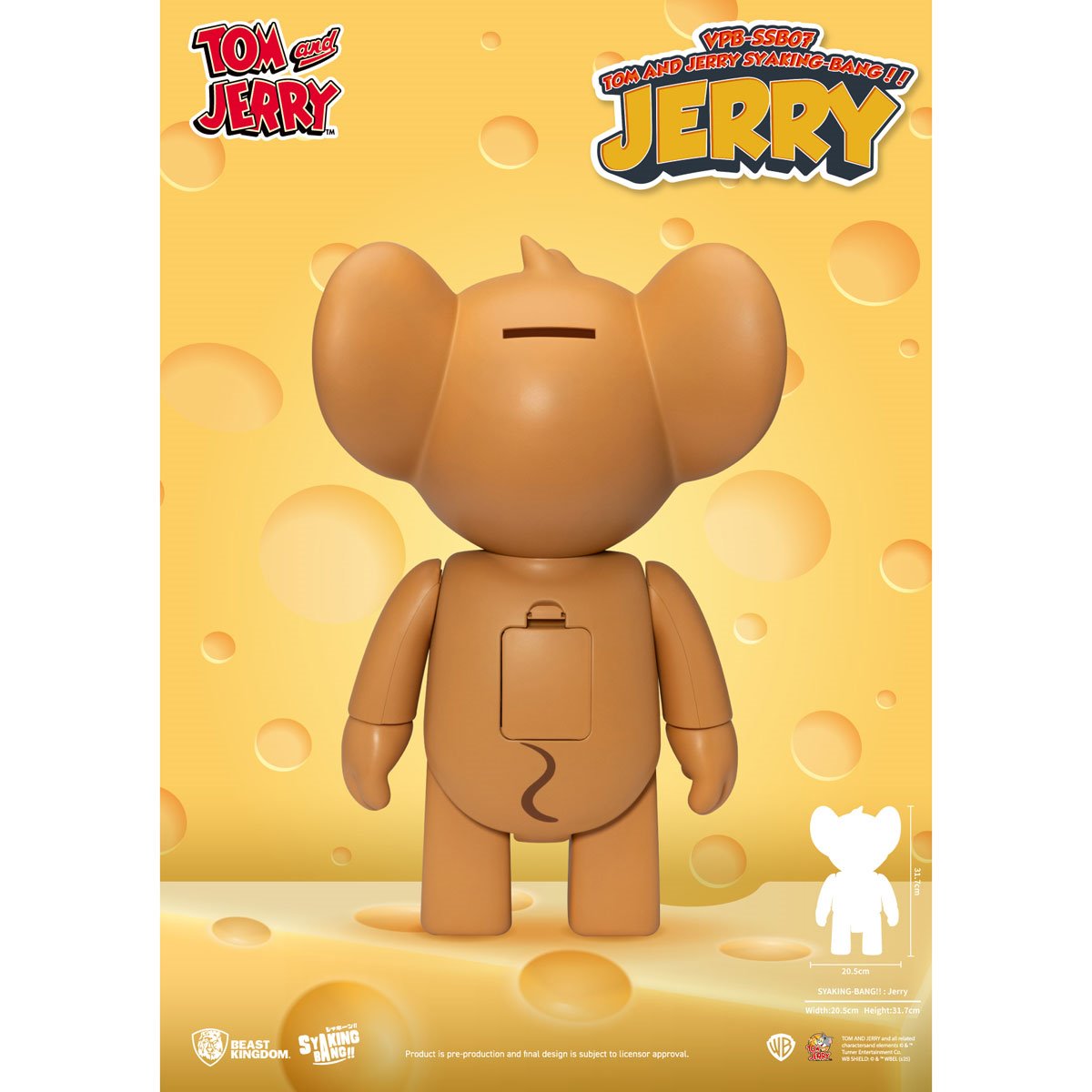Tom and Jerry Jerry VPB-SSB07 Syaking-Bang!! Piggy Bank