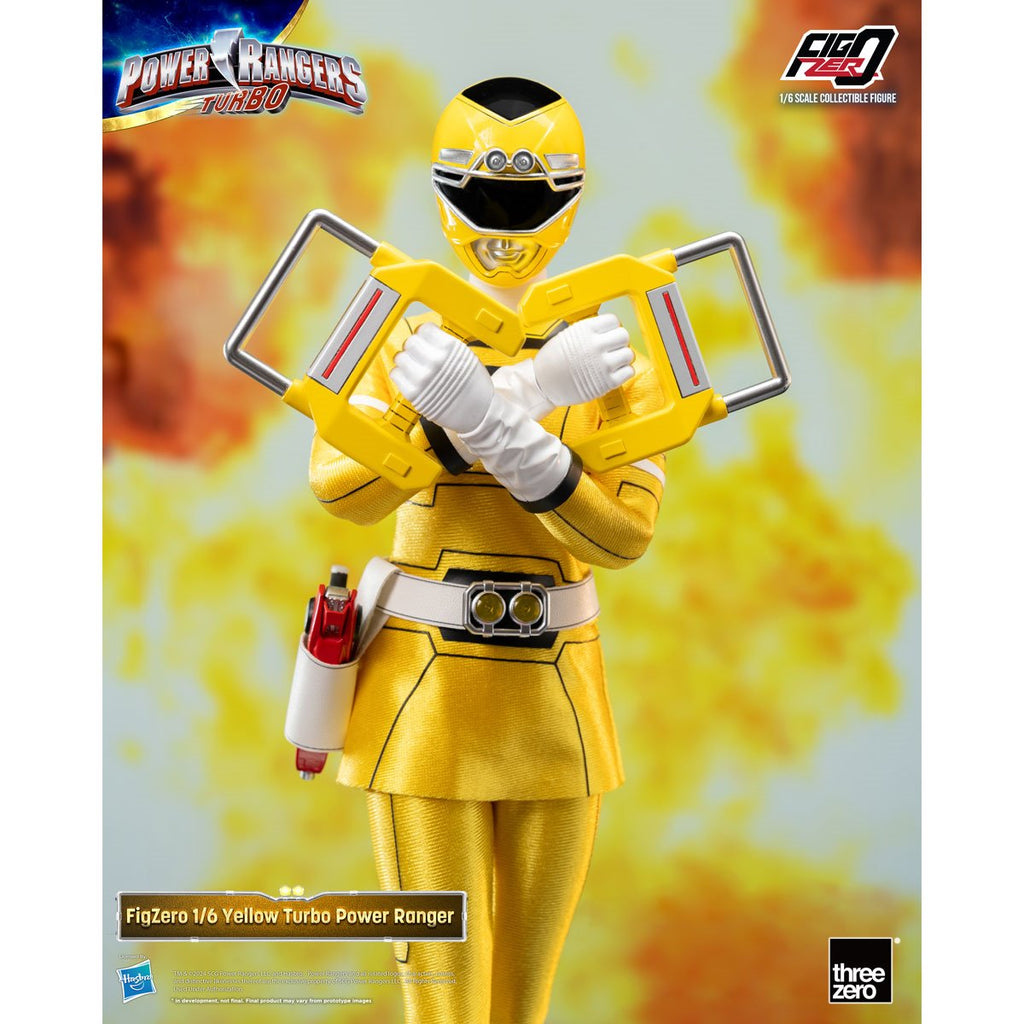 Power Rangers Turbo Yellow Turbo Power Ranger FigZero 1:6 Scale Action Figure