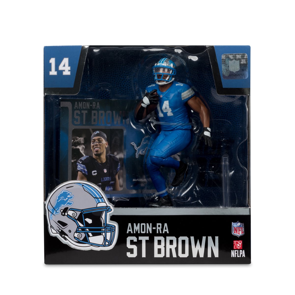 NFL SportsPicks 2025 Detroit Lions Amon-Ra St. Brown 7-Inch Scale Posed Figure