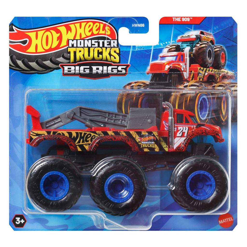Hot Wheels Monster Trucks Big Rigs 1:64 Scale Vehicle 2026 Mix 3 Case of 4