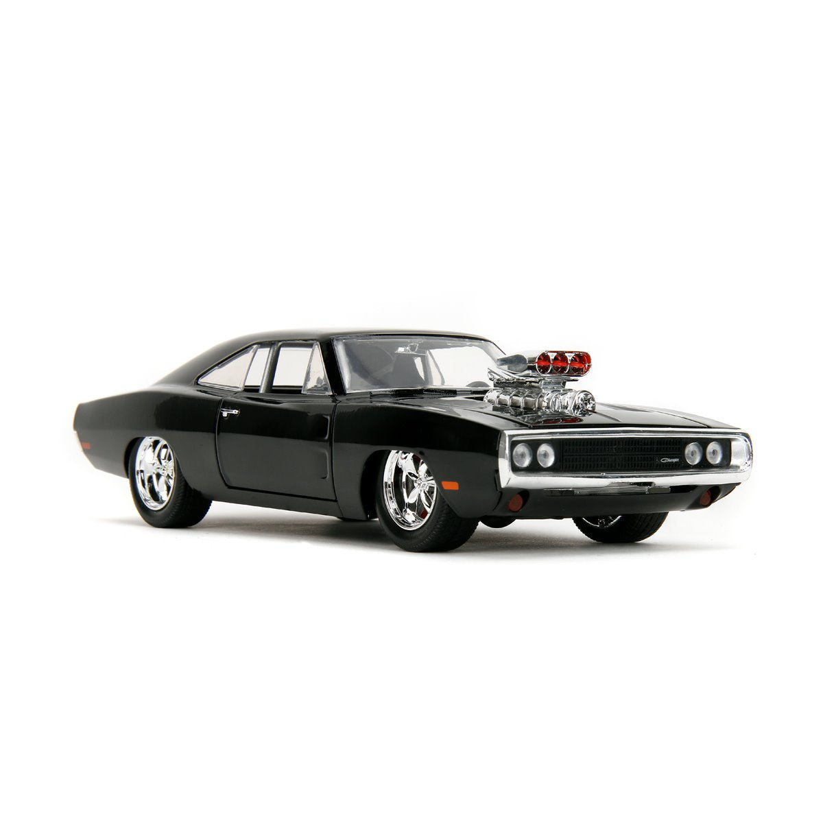 Hollywood Rides Fast and the Furious Dodge Charger R/T 1:24 Scale Die-Cast Metal Vehicle with Dom Figure