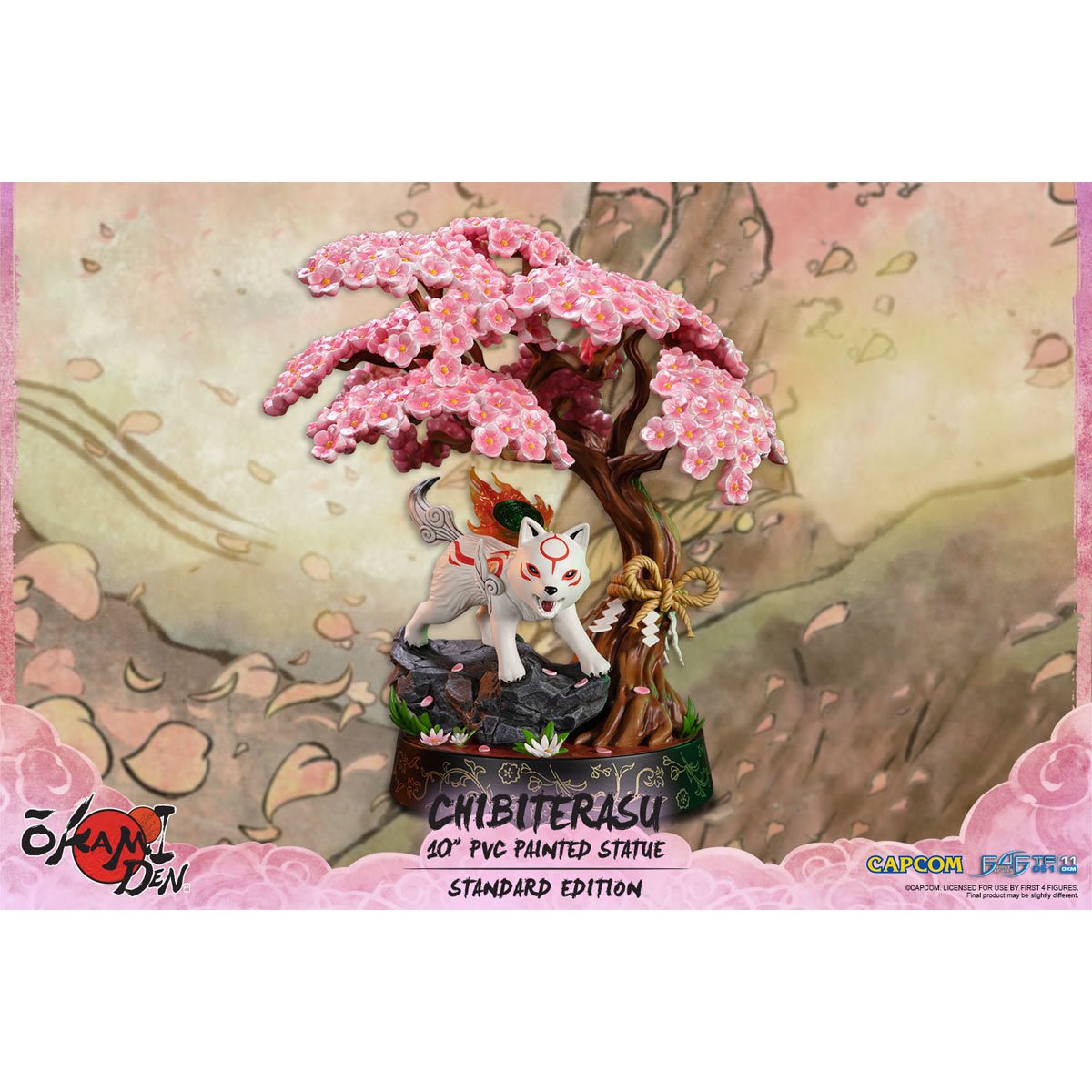 Okamiden Chibiterasu 10-Inch Statue