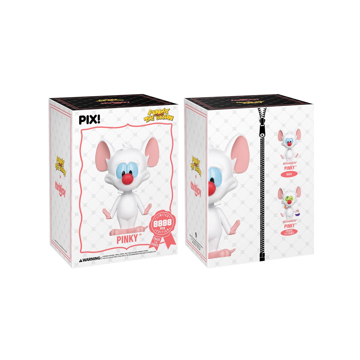 Pinky and the Brain Pinky Smiling Pix! Vinyl Figure